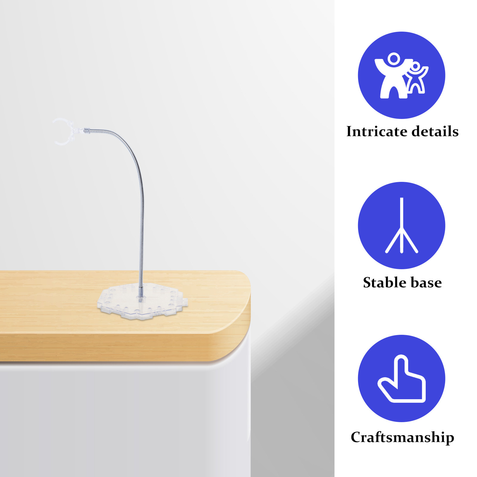 Adjustable Clear Action Figure - Action Figure Stand ulasan dan harga