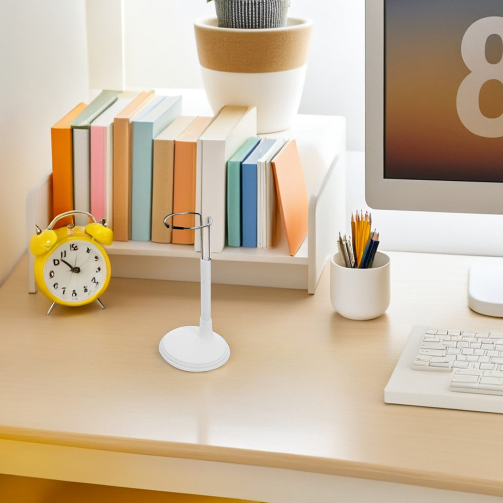 5Pcs White Adjustable Action F - Action Figure Stand ulasan dan harga